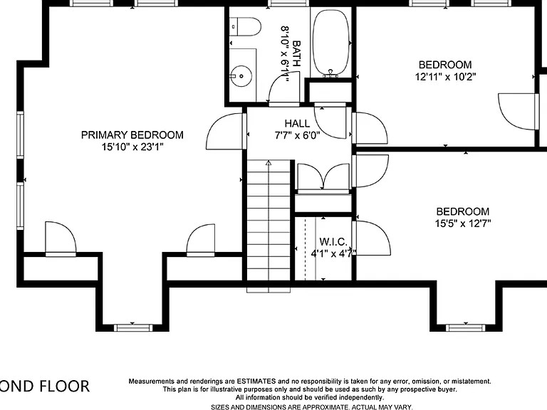 Second floor plan