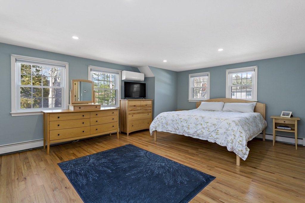 Spacious primary bedroom